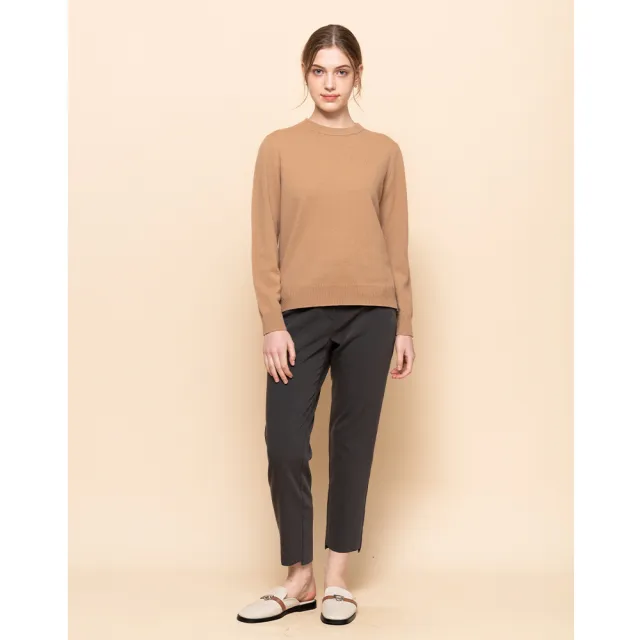 【perng yuh 芃諭名品】纖雅自信 錐口 修身 九分褲(2024 AW Collection|3C秋冬新品上市)