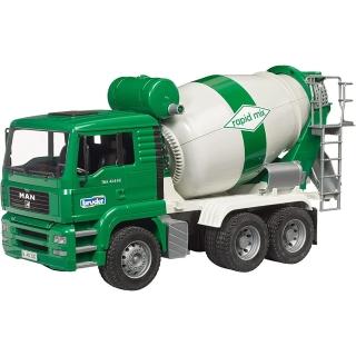【BRUDER】水泥車 綠(德國BRUDER 模擬大型車)