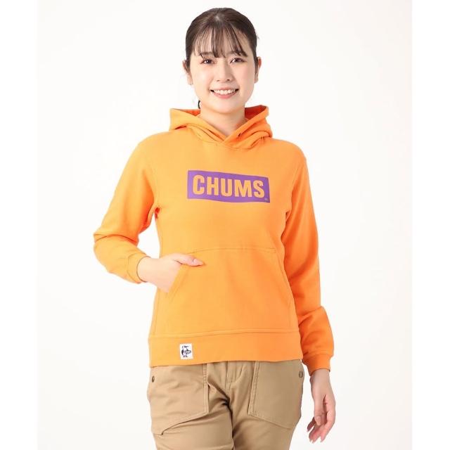 【CHUMS】CHUMS 休閒  CHUMS Logo Pullover Parka LP連帽上衣  橘色 男(CH001443D001)