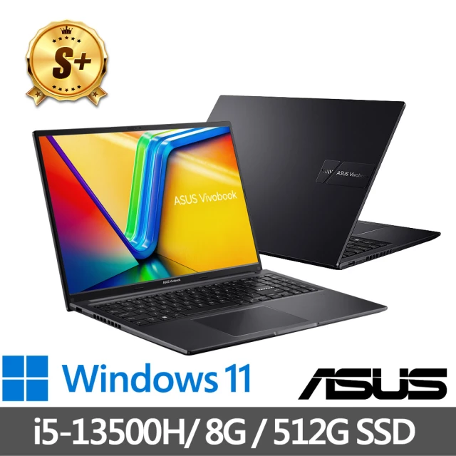 ASUS 華碩 S+級福利品 16吋 i5 輕薄筆電(VivoBook 16 X1605VA/i5-13500H/8G/512G SSD/W11)