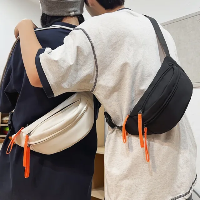 【SUNORO】雙11 男士機能斜背包 防水尼龍側背包 男生簡約單肩包 大容量休閒包 通勤旅行郵差包