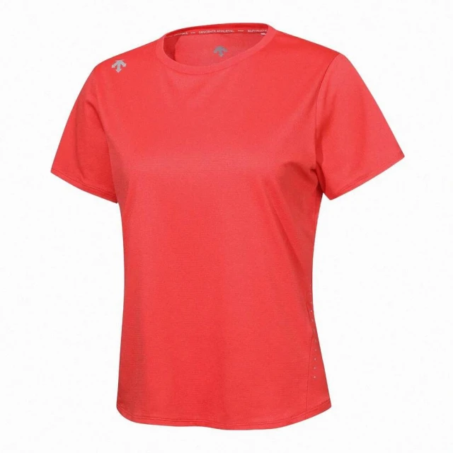 DESCENTE WOMENS RUNNING CROP HALF SLEEVET-SHIRTS 女士 運動上衣(黑色/紅色/白色)