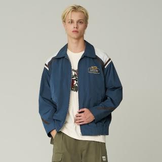 【Superdry】韓版 中性款 男女適穿 棒球外套 休閒外套 Nylon Block Flight(深藍)