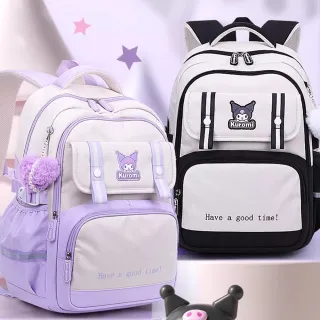 【SANRIO 三麗鷗】大小款可愛造型輕量防潑水透氣減負兒童書包-美樂蒂/大耳狗/酷洛米(平輸品)