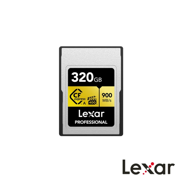 Lexar 雷克沙 Professional Gold Series 專業CF卡 Cfexpress Type A Card 320GB(公司貨)