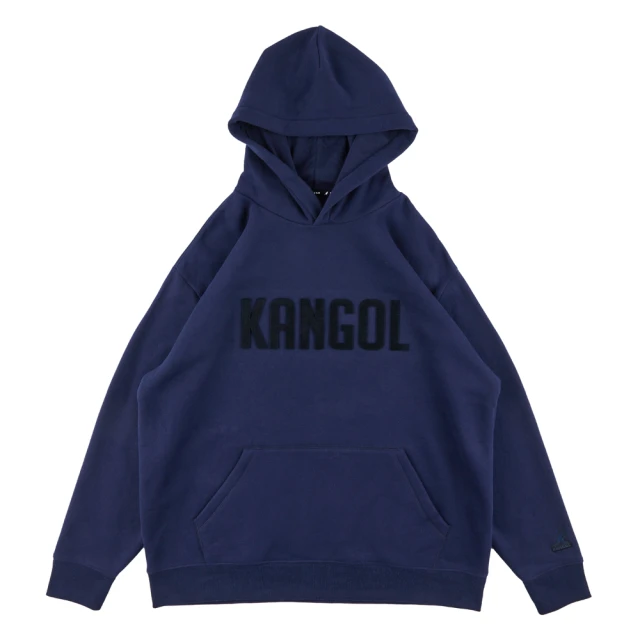 KANGOL KANGOL 長袖連帽上衣 正面字母LOGO 深藍色 63551067 80 noQ32