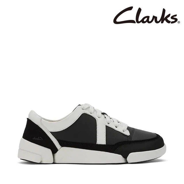 Clarks 女鞋 三瓣鞋2.0 Trigenic2 Nova異材質拼接設計輕盈寬楦休閒鞋(CLF81156C)