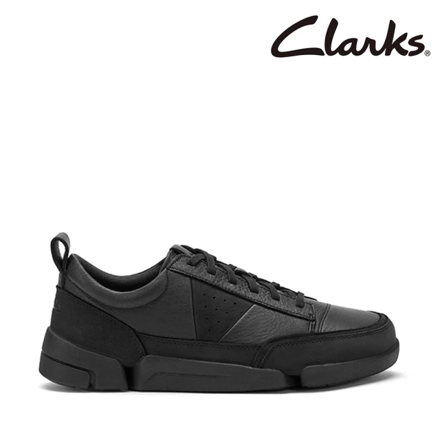 Clarks 男鞋 三瓣鞋2.0 Trigenic2 Met異材質拼接設計輕盈寬楦休閒鞋(CLM80727C)