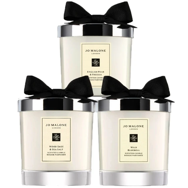 Jo Malone 香氛工藝蠟燭 200gX2入(國際航空版.多款任選/英國梨小蒼蘭/海鹽鼠尾草/藍風鈴)