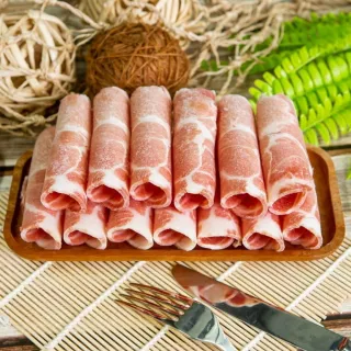 【小嚼士】霜降梅花豬肉片 1KG 超值3包組(火鍋肉片 烤肉片 炒片 雪花豬 台灣豬肉 豬肉片 冷凍肉品)