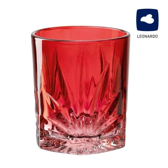 【LEONARDO 里歐】CAPRI卡布里威士忌杯_紅色220ml*4入組(酒杯/品酒/烈酒/水杯/送禮)