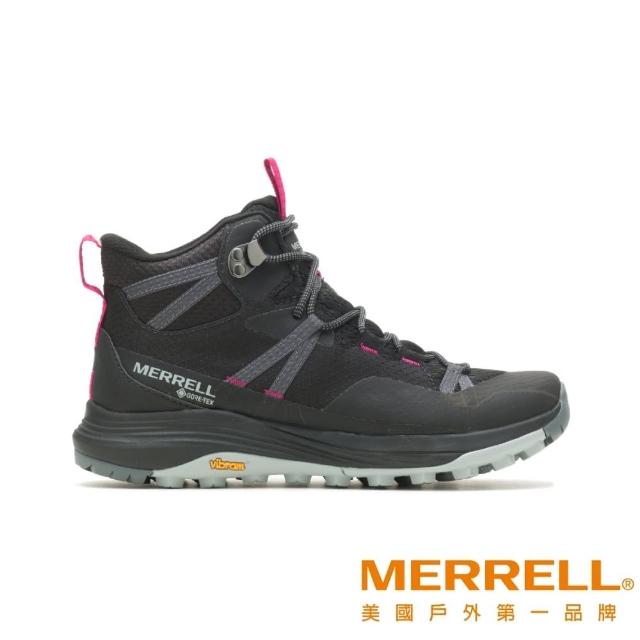 【MERRELL】SIREN 4 MID GORE-TEX☆防水中筒戶外登山鞋 黑灰 女(ML037282)