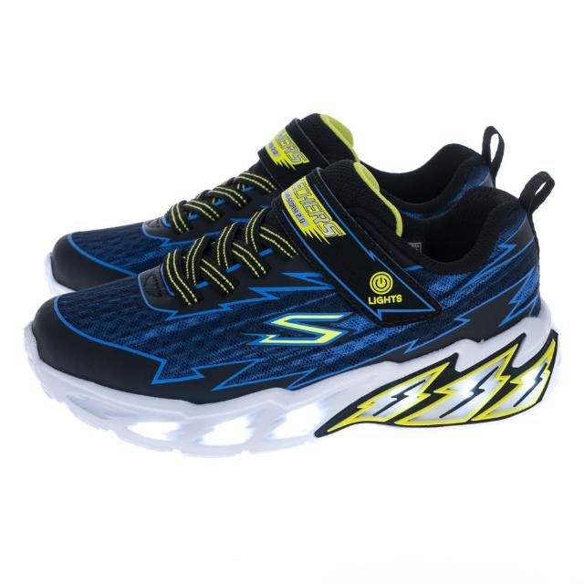 【SKECHERS】男童系列 男童鞋 燈鞋 LIGHT STORM 2.0(400149LBKBL)