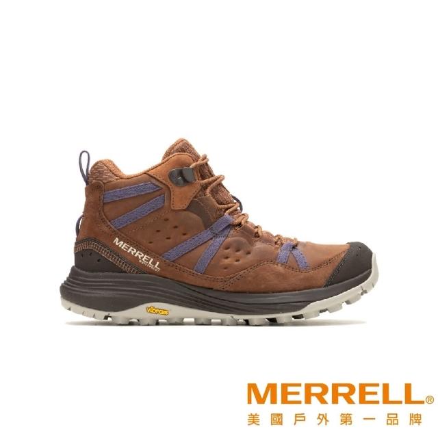 【MERRELL】SIREN 4 TRAVELLER MID WP 女 戶外登山鞋 棕藍(ML037894)