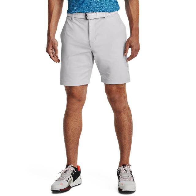 【UNDER ARMOUR】UA官方直營 男 Iso-Chill 高爾夫短褲 運動短褲_1370083-014(灰白)