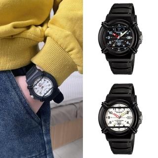 【CASIO 卡西歐】簡約運動風指標錶(HDA-600B)