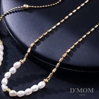【DMOM】時尚百搭款天然珍珠設計項鍊