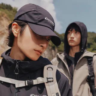 【Discovery Expedition】透氣 棒球帽 跑步帽(DXCP4554N-BKS)