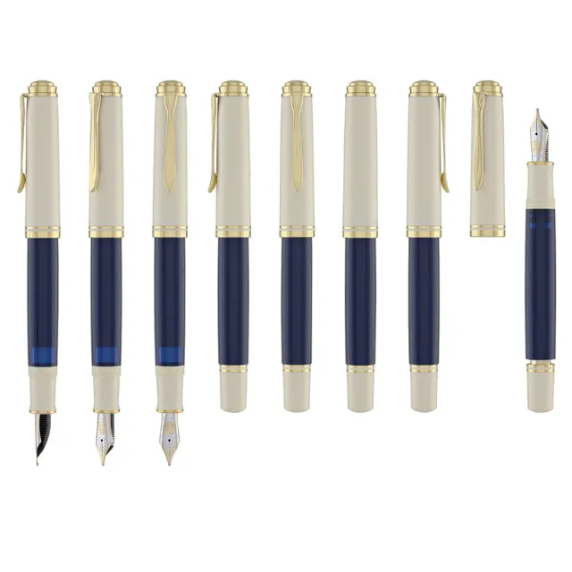 【Pelikan】百利金 M800 限定 奶油藍鋼筆(m800 special collection)