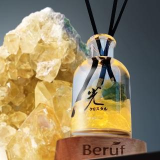 【Beruf 百芙】水晶香氛光瓶-黃綠雙色水晶(擴香水晶 水晶燈 香薰機 擴香 交換禮物 聖誕禮物)