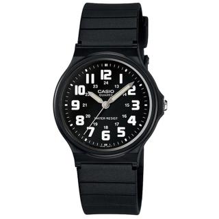 【CASIO 卡西歐】MQ-71-1B 超薄輕巧彩色數字指標錶(學生考試指定錶款錶徑3.49公分)