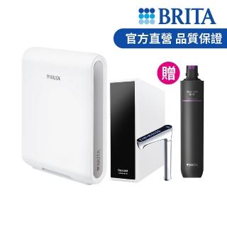 【BRITA】官方直營mypure pro X9櫥下瞬熱雙溫淨水組(白色 專利升級版+超微濾濾芯)