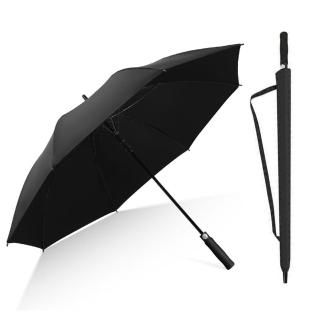 【PUSH!】戶外休閒用品 30寸長柄雨傘 雙人半自動大號纖維長柄直杆傘防風雨傘高爾夫傘(長柄 雨傘 I109)