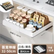 【慢慢家居】升級可伸縮-廚房多功能抽屜式收納置物架(4入)