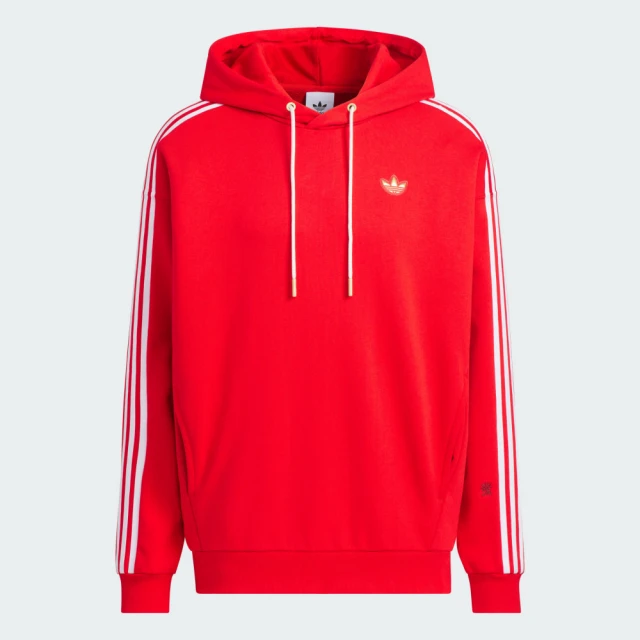 adidas 愛迪達 長袖上衣 男女 中性款 帽T CNY新年 亞規 寬鬆版型 LNY NEW HOODIE 紅 KA0820