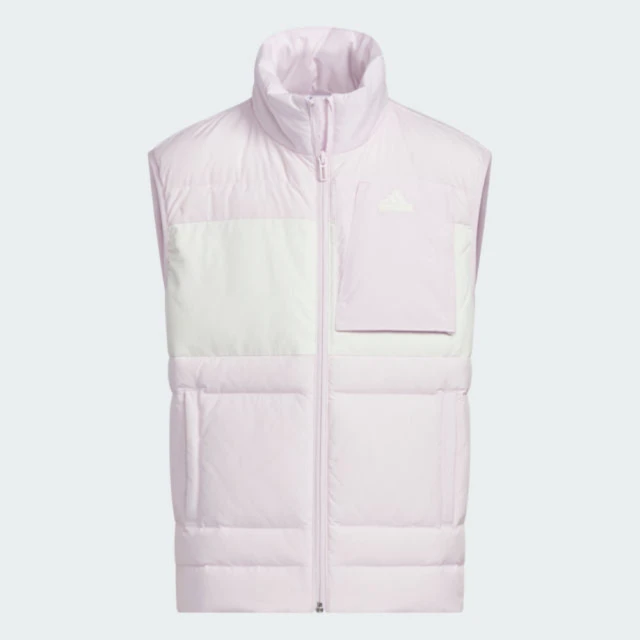 adidas 愛迪達 羽絨背心 童裝 大童 女童 保暖 亞規 JK DOWN VEST 粉白 JI6226