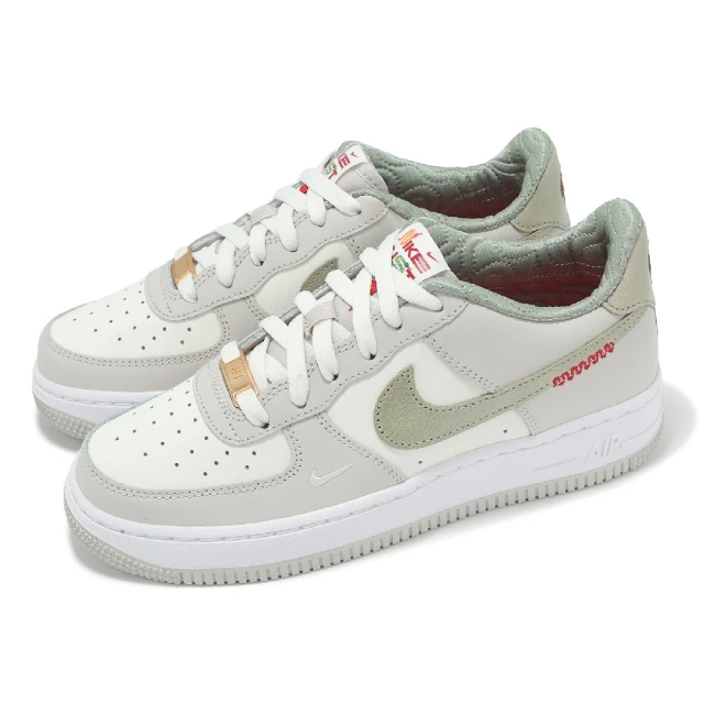 NIKE 耐吉 休閒鞋 Air Force 1 LV8 GS 大童 女鞋 CNY 新年 蛇年 AF1 中國結 綠(HV6000-131)