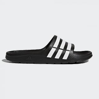 【adidas 愛迪達】拖鞋 男鞋 女鞋 運動 DURAMO SLIDE 黑 G15890