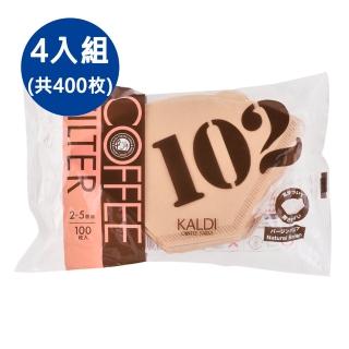 【咖樂迪咖啡農場】咖樂迪 咖啡過濾紙102(100枚/1份；共4份)