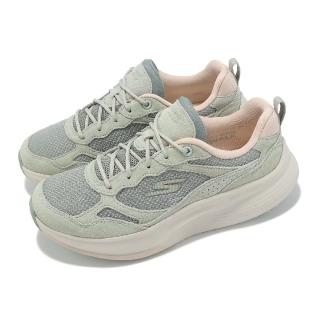 【SKECHERS】休閒鞋 Go Walk Max Walker-Arlet 女鞋 綠粉 厚底 緩衝 健走鞋(125060-SAGE)