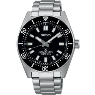 【SEIKO 精工】Prospex 1965年 三日鍊300米潛水機械錶/黑標40mm(SPB453J1/6R55-00G0D)