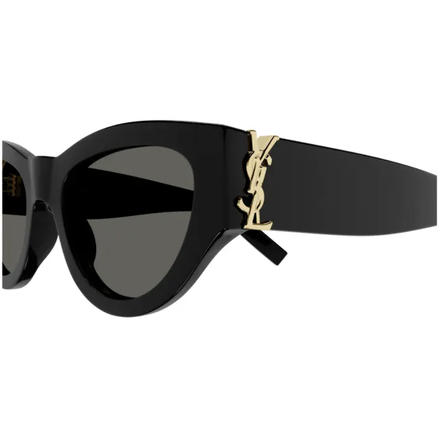 【YSL】膠框抗UV太陽眼鏡(SL M94/F-001)