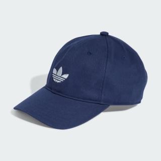 【adidas 愛迪達】帽子 運動帽 棒球帽 遮陽帽 三葉草 BASEB CLASS TRE 藍 JC6030