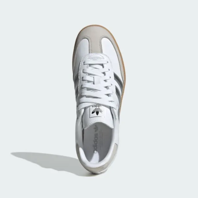 【adidas 愛迪達】休閒鞋 女鞋 運動鞋 德訓鞋 SAMBA OG W 白銀 JI2725