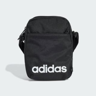 【adidas 愛迪達】側揹包 斜揹包 小包 運動小包 隨身小包 LINEAR ORG 黑 JE8341