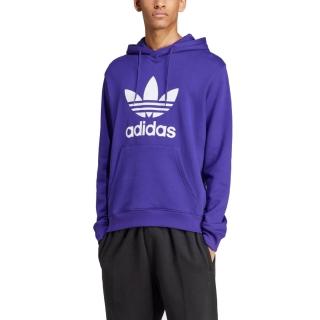 【adidas 愛迪達】連帽長袖T恤 運動 休閒 TREFOIL HOODY 男 - IZ2362