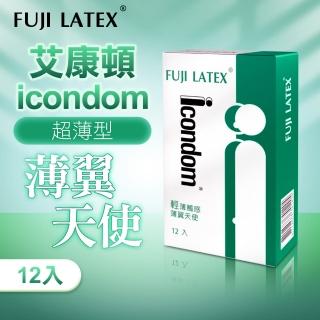 【FUJI-NEO】ICONDOM 艾康頓 薄翼天使｜衛生套 保險套 12入(保險套 衛生套 情趣 情趣職人)