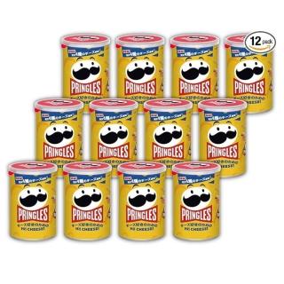 【美式賣場】Pringles 品客 洋芋片 奢華起司味 奶素(48g X 12罐)