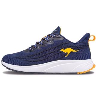 【KangaROOS】美國袋鼠鞋 男 RUN SPEED 2 超輕量跑鞋/運動/穿搭/生活 藏青(KM41536)