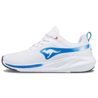 【KangaROOS】美國袋鼠鞋 男 RUN BREEZY 超輕量跑鞋/運動/穿搭/生活 白藍(KM41106)