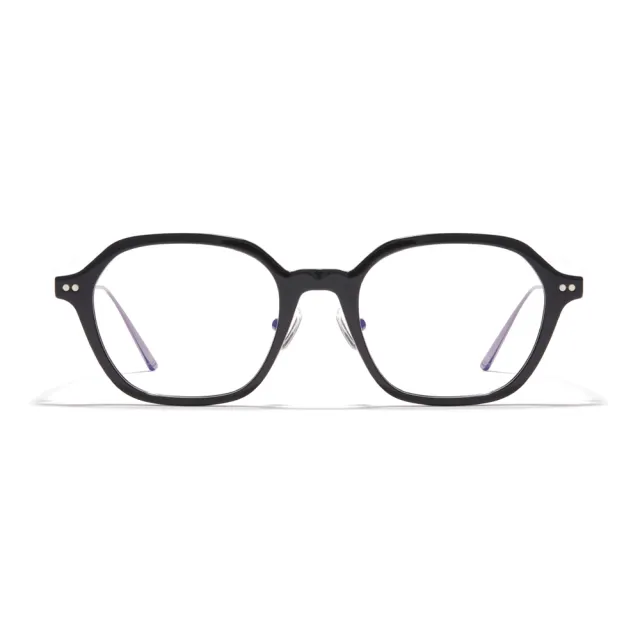 【CARIN】方形膠框光學眼鏡 NewJeans代言(黑  #ROY S C1)