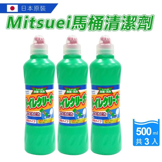 【Mitsuei】日本美淨易 馬桶清潔劑500ml(3入組/日本境內版)