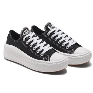 【CONVERSE】休閒鞋 女鞋 帆布鞋 低筒 厚底 CTAS MOVE OX 黑 570256C