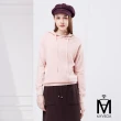 【MYVEGA 麥雪爾】MA素面羊毛連帽抽繩針織上衣-共六色(針織上衣/保暖衣/毛衣)