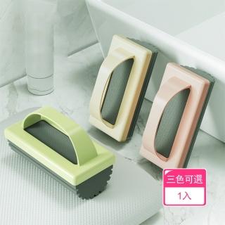 【Dagebeno荷生活】手握式凹槽棉頭去汙海綿小拖把 強勁吸水好收納去汙小拖把(1入)