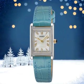 【SEIKO 精工】CS 優雅羅馬方形女錶 母親節 禮物 送禮(SWR101P1/4N30-00H0B)